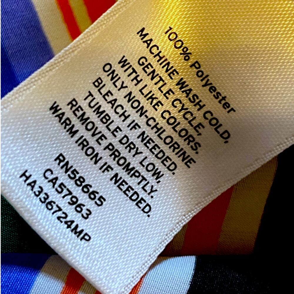 Halogen Diagonal Multicolor Striped Mini Shirt Dr… - image 5